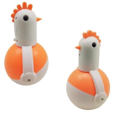 Imagem de Brinquedo Laser Interativo Gatos Em Forma De Galinha Pet - C3b, Laranj