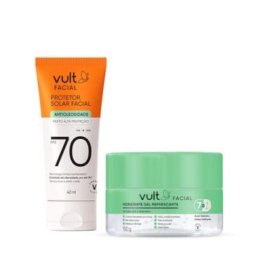 Imagem de Vult Combo: Protetor Solar FPS 70 40ml + Gel Hidratante Facial 100g