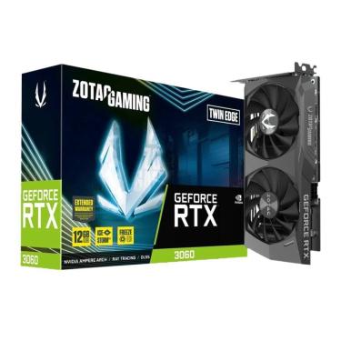 Imagem de Placa de Video Zotac RTX 3060 Twin Edge OC 12GB GDDR6 192bit Ray Tracing