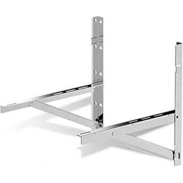 Imagem de Suporte De Montagem Universal De Ar Condicionado De Aço Inoxidável, Suporte De Montagem Em Parede Antiferrugem Externo Para Sistema De Bomba De Calor De Unidade De Condensador De Ar Co, 5P