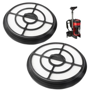 Imagem de Filtro de substituição 49-90-1963, pacote com 2, compatível com Milwaukee M18 3 em 1, filtro de aspirador de pó para mochila 0885-21HD 0885-20