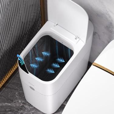 Imagem de Lata de lixo MOPUP Bathroom Automatic Bagging 14L branca