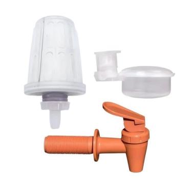 Imagem de Kit Completo Bebedouro Barro Boia + Filtro Vela + Torneira