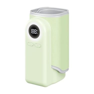Imagem de Milageto Bolsa aquecedora de mamadeiras para viagem, aquecedor portátil para amamentação, em viagem, Verde