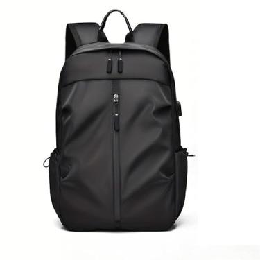 Imagem de Mochila Viagem ExpansíVel,Mochila Masculina E FemininaversáTil Leve De 20l Escolar Resistente Com Compartimento Para Laptop De Carregamento Usb (Aleatorio)