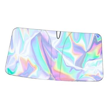 Imagem de MotiveTech Protetor solar para para- de carro, proteção solar de verão, capa universal para manter fresco, S