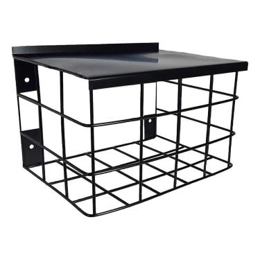 Imagem de 2X Grade De Proteção Tipo Gaiola Preta Metal Nobre Mt-2003