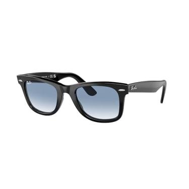 Imagem de Ray-Ban Óculos de sol RB 2140 F 901/3F Wayfarer preto transparente gradiente