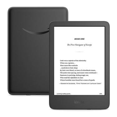 Imagem de Leitor eletrônico Amazon Kindle 16GB, tela sem brilho, preto
