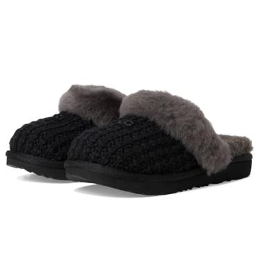 Imagem de UGG Pantufa de malha unissex infantil K Cozy II, Preto, 13 Little Kid