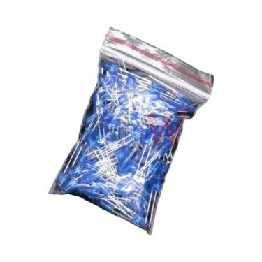 Imagem de Kit De Diodos LED Sortidos 100PCS 5mm Branco Verde Vermelho Azul Amare