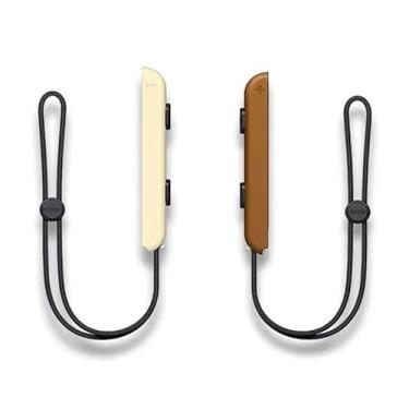 Imagem de haotianchi Wrist Strap Controller for Switch Joycon – 2Pack Lanyard Replacement Parts Joy-Con Controller (Beige-Brown)