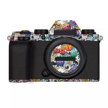 Imagem de X-S10 Anti-riscos Capa de Câmera Adesivo para FujiFilm X-S10 Protetor de Vinil Película Protetora de Pele Decoração XS10 (Graffiti Branco)