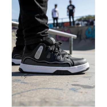 Imagem de Tênis Skate Veloce Street Masculino V357, Preto, 39