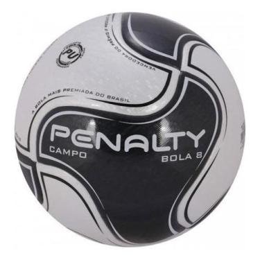 Imagem de Bola Futebol Campo Penalty Bola 8 X Preta Amarela, Branco, 69,5