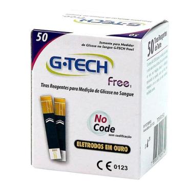 Imagem de Tiras Reagentes Free Com 50 Tiras - G-Tech - G.Tech