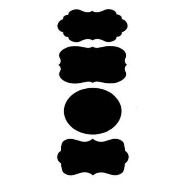 Imagem de ETIQUETA adesiva para potes de cozinha.Contém 4 adesivos cada cartela.