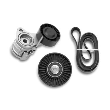 Imagem de Kit tensor de correia de transmissão 39112 adequado para BMW 128i 325i 325xi 328i 330i 330xi 525i 525xi 528i 528xi 530i 530xi X3 X5 2006-2013, L6 3.0L, kit de componentes de acionamento de correia #
