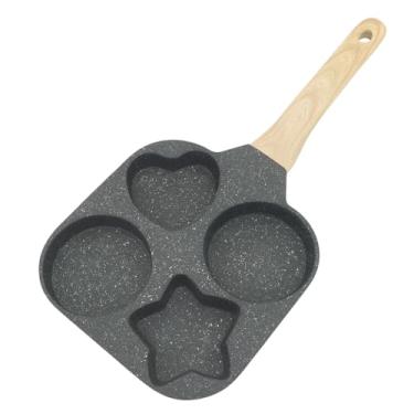 Imagem de Frigideira Antiaderente Multifuncional 4 em 1 – Forma de Coração, Estrela e Redonda | Hambúrguer, Ovos, Panquecas e Surpresas na Cozinha