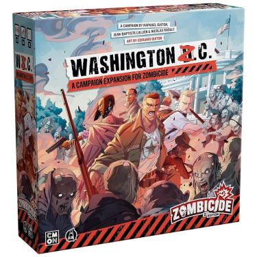 Imagem de Jogo de Estratégia Zombicide 2Edição WashingtonZC, 1 a 6 Jogadores, Para Maiores de 14 Anos, CMON GUGZCD002, Vermelho