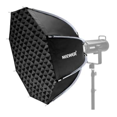 Imagem de Softbox Octogonal 90cm Quick Release Com Grid Colmeia, Nylon E Liga, Dobrável Para Estúdio Fotográfico, Iluminação De Fotografia E Vídeo