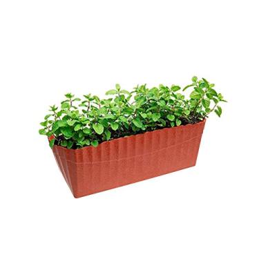 Imagem de Genérico, Vaso Floreira Terracota Marrom Coral Cachepot Plissado