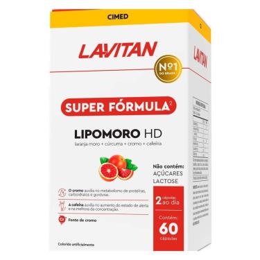 Imagem de Suplemento Alimentar  Super Fórmula Lipomoro HD com 60 Cápsulas