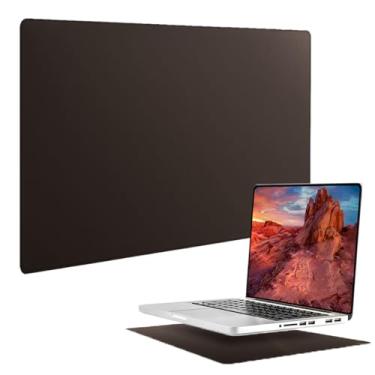 Imagem de Mouse Pad 45x30 Preto Pequeno Impermeável Gamer Tapete Mesa Liso Antiderrapante Qualidade (CAFE)