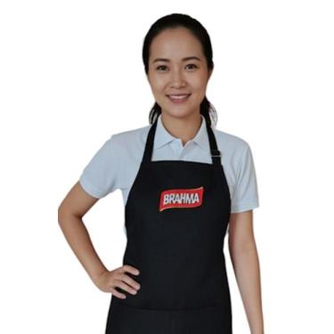 Imagem de Avental Churrasqueiro Brim Personalizado Logo Cerveja Brahma - MdeMari