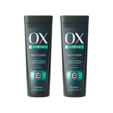Imagem de Shampoo Ox 400Ml Men Anticaspa - Kit Com 2Un