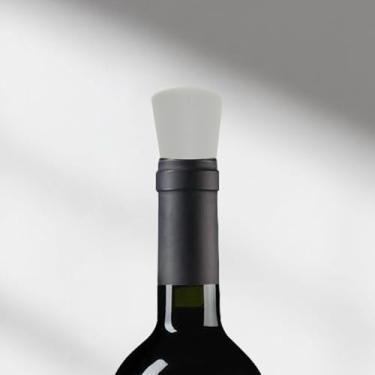 Imagem de Generic 1 peça de rolha de garrafa de silicone bege arroz de silicone branco 6,2 x 2,5 x 2,5 cm