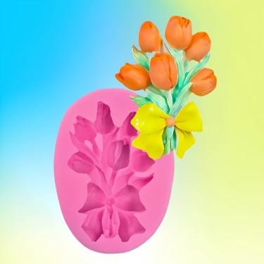 Imagem de Mini moldes de silicone, moldes pequenos para fondant, moldes de argila de polímero, pequenos moldes de doces para decoração de bolo de festa, enfeite de cupcake