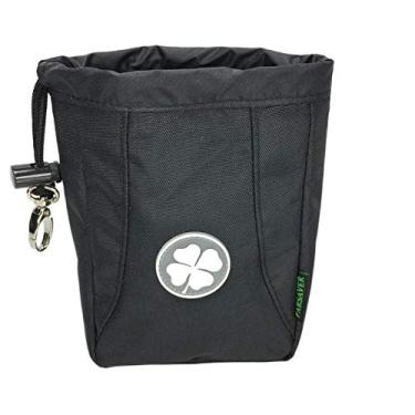 Imagem de Bolsa premium para objetos de valor de golfe Clover – Bolsa essencial para acessórios de golfe – Armazenar camisetas de golfe, marcadores de bola – Também usado como porta-moedas para carros – Bolsa Lucky Chip no cassino (trevo branco)