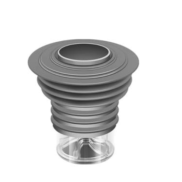 Imagem de Dreno de piso útil plugue de tubo de água válvula unidirecional escorredor de chuveiro banheiro antiodor (preto)