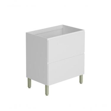 Imagem de Balcao De Cozinha 1 Porta Bascular 1 Gaveta 0,80 Cm Art Kits Parana Branco-artico