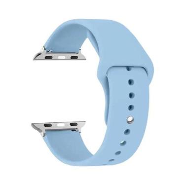 Imagem de Pulseira De Silicone Para Apple Watch 44mm 45mm 40mm 41mm 42-38mm, Bra