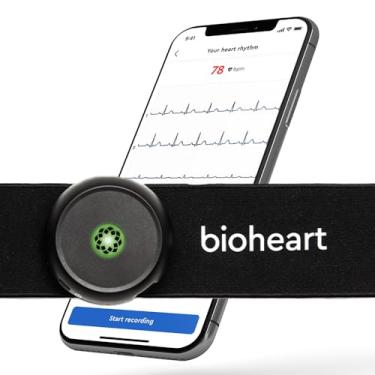 Imagem de Biotricity Bioheart | Monitor cardíaco contínuo 24 horas por dia, 7 dias por semana, sem necessidade de receita médica | Smart Wearable | Alça peitoral | Assinatura de um mês incluída (pequena)