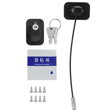 Imagem de Fechaduras infantis para janelas, janela restrita para crianças, trava de fio de segurança para bebês com chaves para casa pública