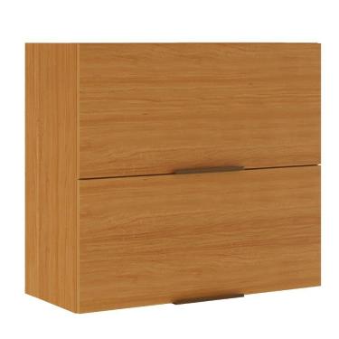 Imagem de Armário De Cozinha 2 Portas Duplo Aéreo Módulo Suspenso Cinamomo Namur Itatiaia Cinamomo