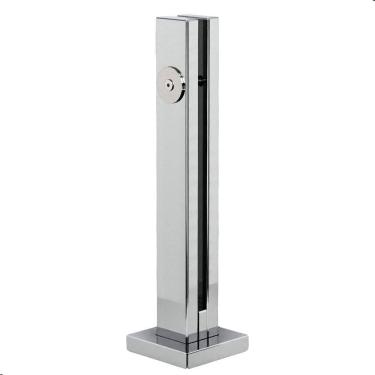 Imagem de Kit 5 Torre Guarda Corpo Coluna Pinça Inox 30cm Para Vidro