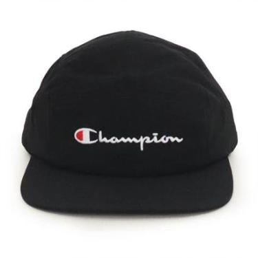 Imagem de Boné Champion Five Pane Micro Mini Script - Preto-Unissex