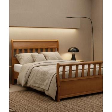 Imagem de Cama de Casal 1,40 x 1,90 - Móveis de Gramado - - Flávio Comércio de M