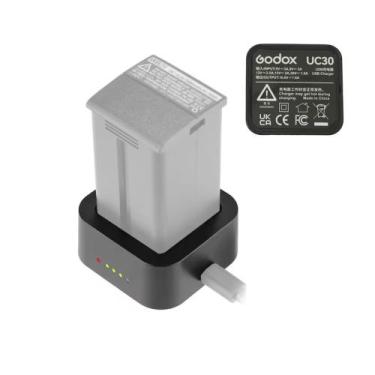 Imagem de Godox UC30 USB-C PD Battery Charger for AD200Pro AD200ProII AD300Pro W