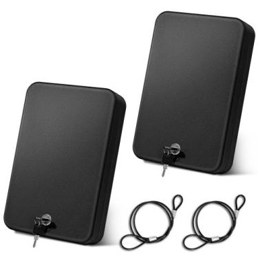 Imagem de Gun Safe Sgorlds Pistol Safe Pistol Safe Travel com chave de segurança