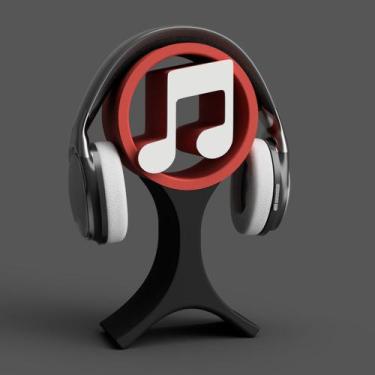 Imagem de Suporte Fone Ouvido Mesa Headset Gamer MUSICA com e sem fio pc Univers