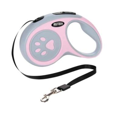 Imagem de Coleira Automática Para Cães De 5M Com Corda De Nylon E Estojo De ABS 