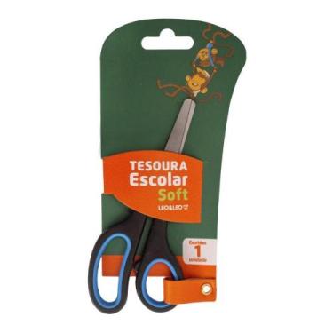 Imagem de Tesoura Escolar Soft - Léo & Léo - Leo & Leo 