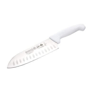Imagem de Mundial 3800 Series 7 inch Santoku Kitchen Knife with White Polypropylene Handle And Japanese High Carbon Stainless Steel Blade