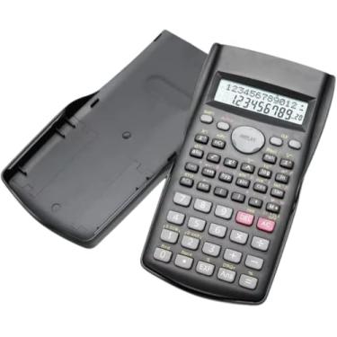 Imagem de Calculadora Científica 240 Funções – Duplo Display, Capa Protetora e Teclas Precisas – Para Engenharias, Faculdade, Física, Matemática e Exatas – Compacta e Profissional