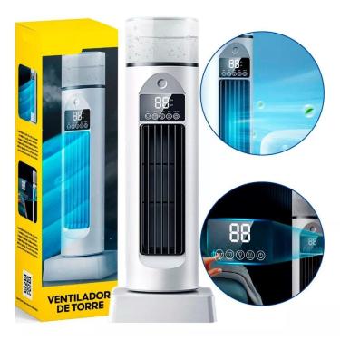 Imagem de Ventilador Torre Ar Condicionado Silencioso Portátil
